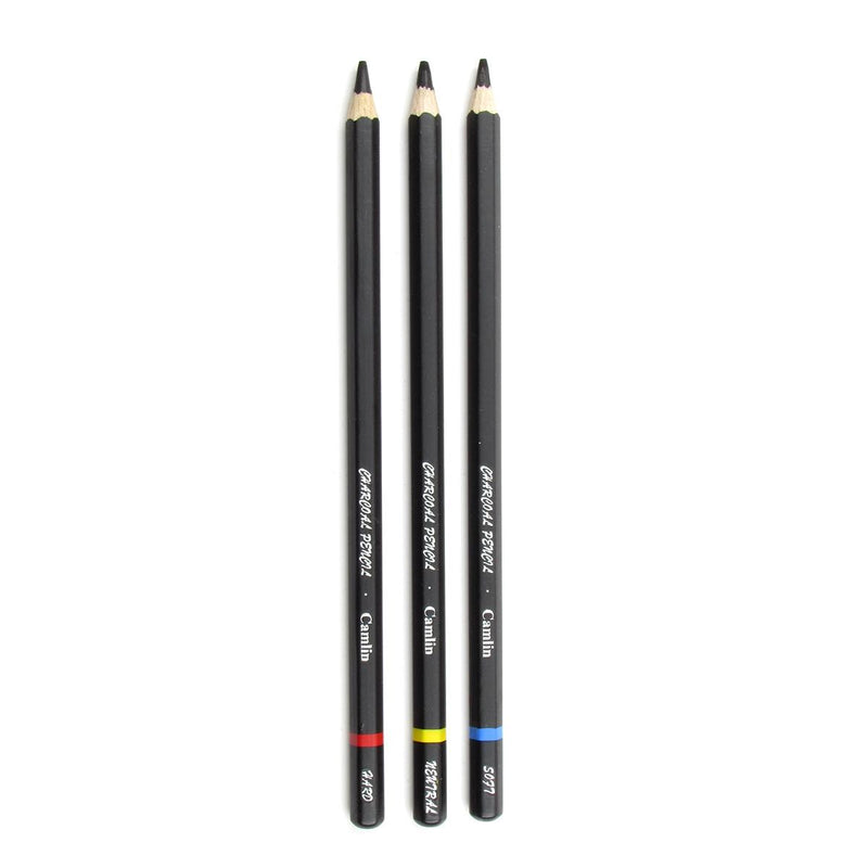قلم رسم فحم سيس ارت منوعة سعة ٣ قلم 