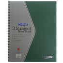 CampAp 3 Subject Spiral Notebook 70 GSM - A4