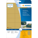 Herma Gold A4 Labels - Pack of 25 Sheets
