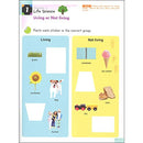 كتاب تعليمي للأطفال مع ملصقات كومون علوم  مرحلة التمهيدي باللغة الإنجليزية
