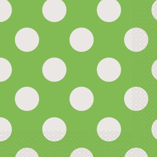 Unique Polka Dots Luncheon Napkins 33x33 cm - Pack of 16