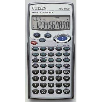 Citizen Financial Calculator FEC-1000