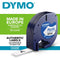 Dymo LT Tape 12mm x 4 meters -  Black or White