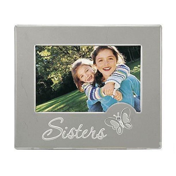 Malden Metal Sisters Silver 4x6" Photo Frame