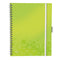 Leitz Spiral Notebook Squared Grid 90 Sheets PP Cover A4