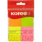 Kores Multicolor Neon Sticky Notes 38 x 50 mm - Pack of 4