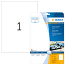 Herma A4 Glossy Label - Pack of 25 Sheets