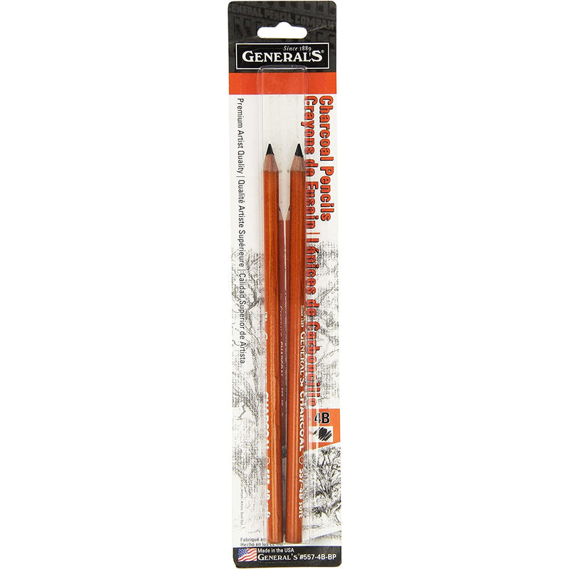 General's Charcoal Pencil - Set of 2
