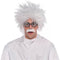 Amscan Einstein Mad Scientist White Wig, Glasses & Moustache