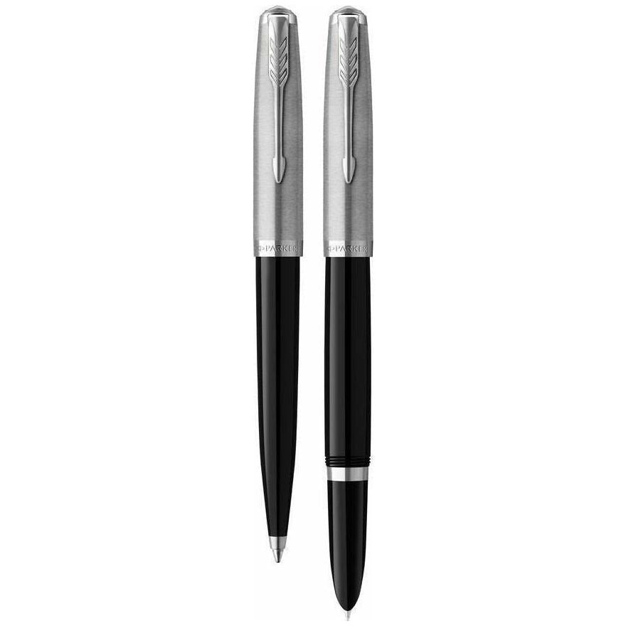 Parker 51 Black Resin CT Fountain & Ballpoint Pen Set