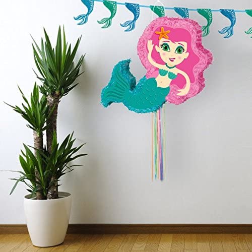 Unique Party Supplies Mermaid Piñata 53x38 cm