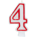 Unique Party Numbers Birthday Candles 7cm