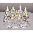 Unique Party New Year 10 Party Kit Silver