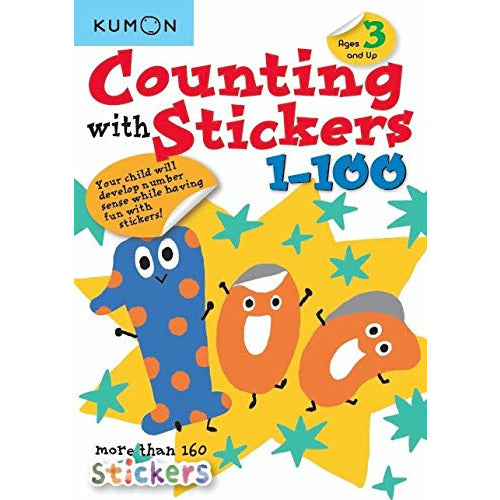 Kumon Counting with Stickers 1-100 Ages 3+