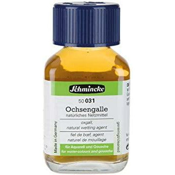 Schmincke Watercolour & Gouache Medium Oxgall Wetting Agent 60ml