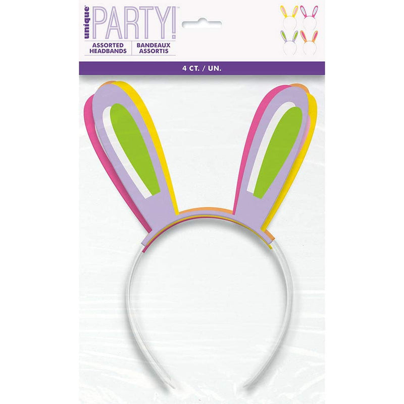 Unique Party Easter Assorted Headbands - Pack of 4