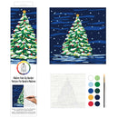Plaid Let's Paint By Numbers Christmas Tree On Printed Canvas 35x35 cm