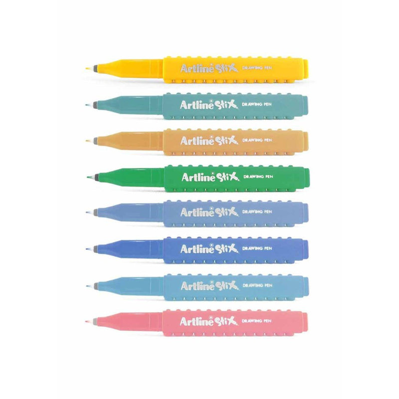 Artline Stix Build & Draw Drawing Pen Set - Pack of 12
