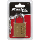 Master Lock 40mm Combination Brass Padlock