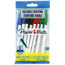 Papermate 045 Classic Capped Medium 1.0mm Ballpoint Pen - Pack of 8