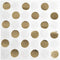 Unique Gold  Dots Beverage Napkins 25x25cm - Pack of 16