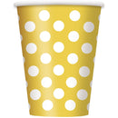 Unique Party Polka Dots 355ml Cups - Pack of 6