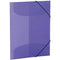 Herma Plastic Transparent 3 Flap Folder with Elastic A4