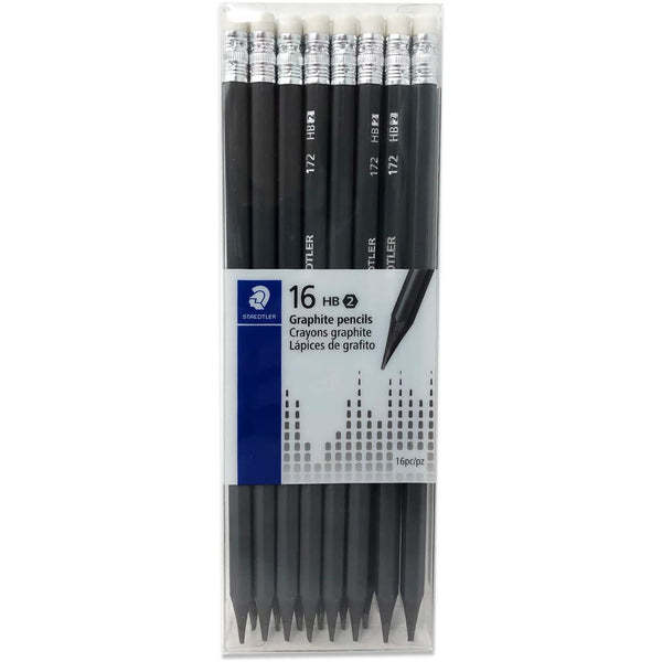 thumbnail image 2 of Staedtler 60 HB #2 Graphite Pencils 50 Eraser Caps 2 of 9