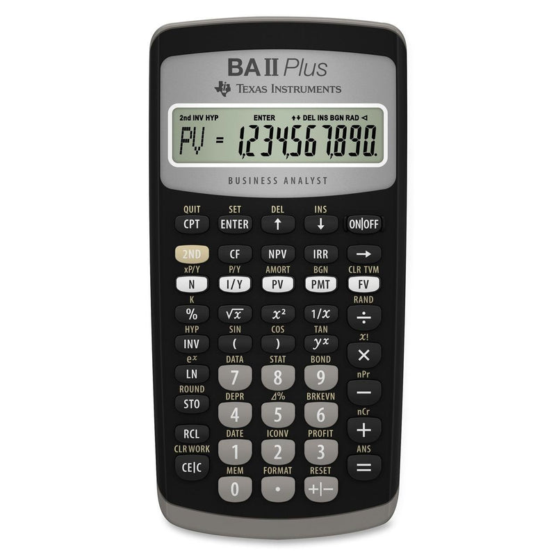 الة حاسبة مالية تكساس
Texas Instruments BA II Plus