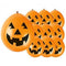 Unique Party Halloween Printed Balloons Pumpkin - Pack of 10