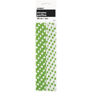 Unique Party Paper Straws Polka Dots  - Pack of 10