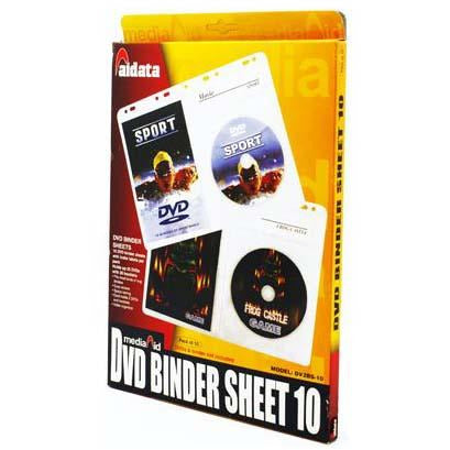 DVD  حافظة اقراص مدمجة مثقبة سعة ١٠ 