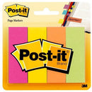3M Post-it® Page Markers / Pack of 4 (Fluorescent)