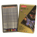 Derwent Metallic Coloring Pencils - Set of 12