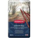 Derwent Drawing Colouring Pencils Drawing & Writing Ideal For Illustrating & Detailing Professional Quality - Tin Set