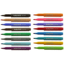 اقلام ماركر ريشة ملونة شكل قطع ليجو ارتلاين سعة ١٢ قلم