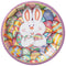 Unique Easter Round Plates 23 cm - Pack of 8