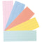 بطاقات اندكس ملونة و مسطرة للاملاء بالانجليزية ٧،٦ × ٢٢،٨ سم باكون سعة ١٠٠ بطاقة

