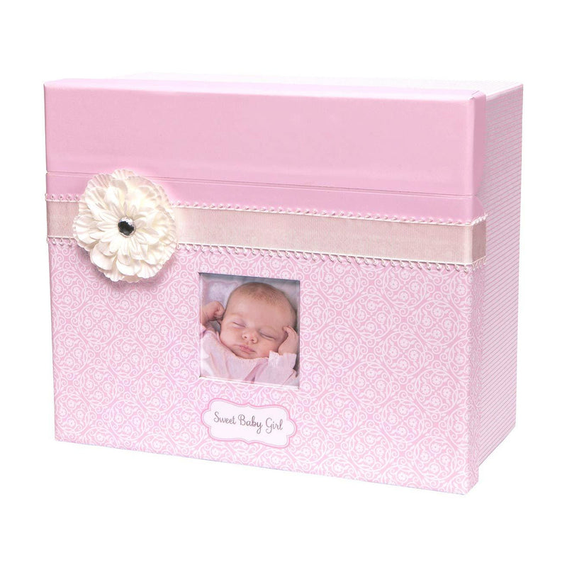 C.R. Gibson Baby's Keepsake Chest Box 31x26x14 cm Sweet Baby Girl