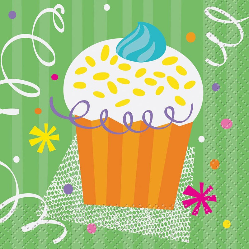 Unique Party Happy Birthday Cupcake