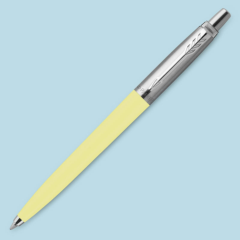 Parker Jotter Originals Pastel Blue, Yellow & Pink Ballpoint Pen Set - Pack of 3