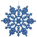 Vickerman Silver Glitter Snowflake Christmas Tree Ornament - 24 Pack