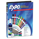 Expo White Board Markers Complete Kit with Markers + Cleaner + Eraser + Case