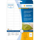 Herma Transparent Glossy A4 Labels - (Laser)