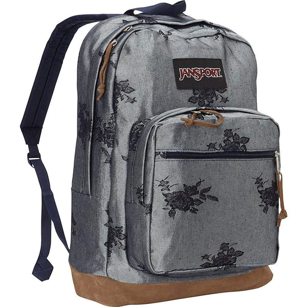 jansport right pack expressions white artist rose by packed pack with the confidence youd expect from such classic style JanSport Right Pack Backpack -