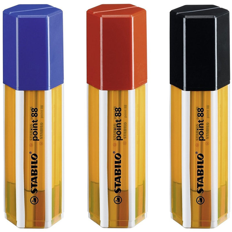 طقم أقلام ماركر رفيعة ستابيلو فاين لاينر ٠،٤ ملم سعة ٢٠ لون 