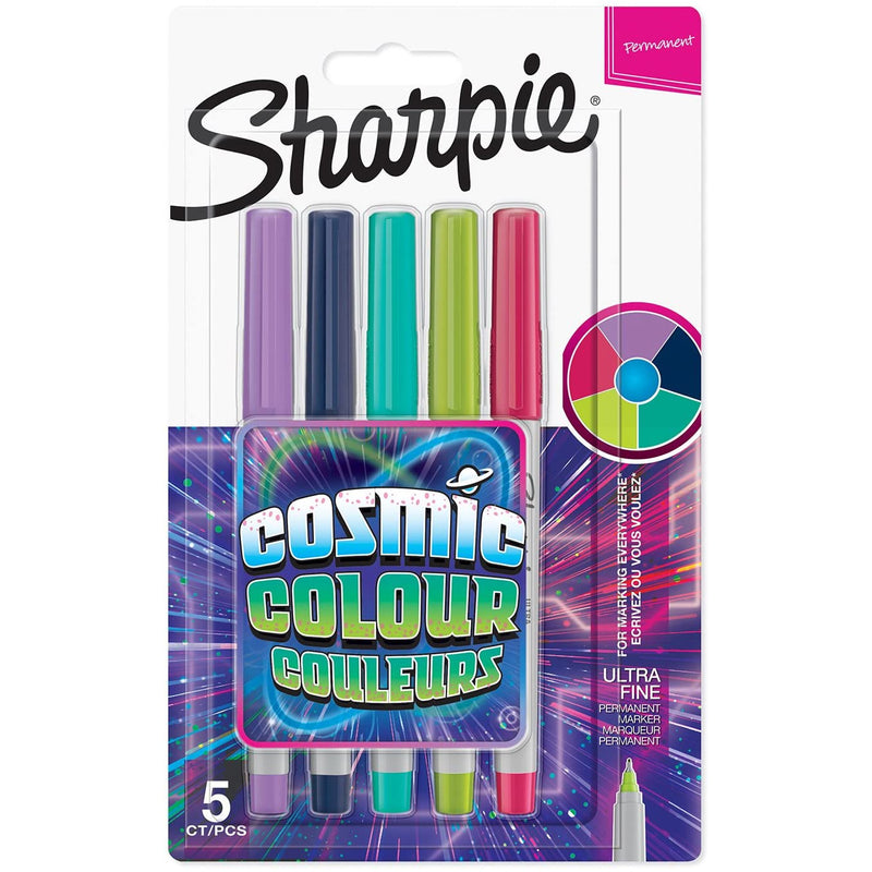 Sharpie Ultra Fine Permanent Marker - Set of 5 Cosmic Color
