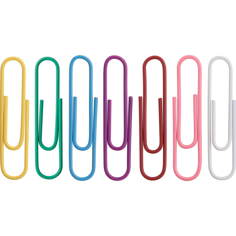 Abel 50mm PVC Coated Paper Clips - Pack of 200