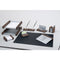 Bestar Contemporary Wood & Leopard Print Desk Set - 8 pcs