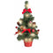 Edco Tabletop 45cm Mini Decorated Christmas Tree with LED Lights